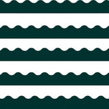 HUNTER GREEN SCALLOPED BORDER