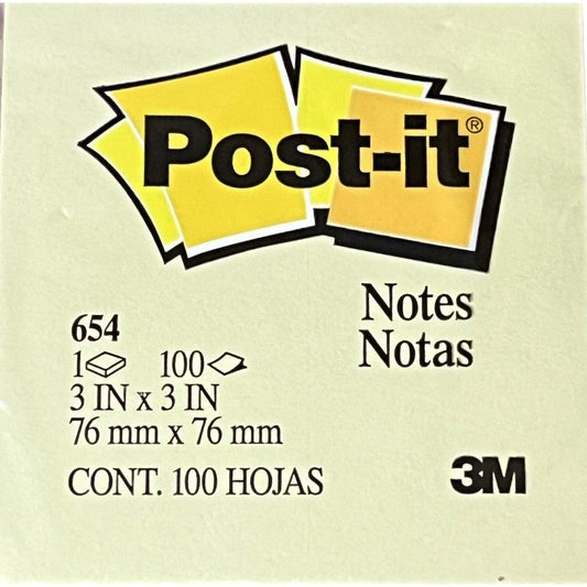 M3 POST IT NOTE 3X3 YELLOW