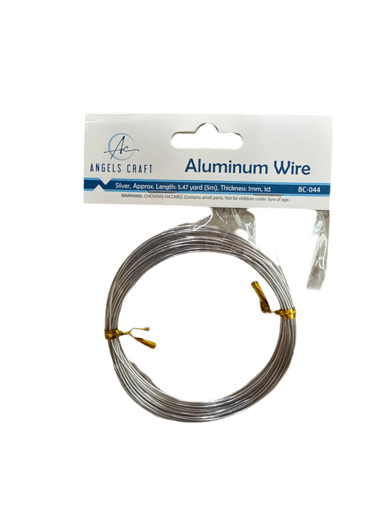 ALUMINUM WIRE SILVER 0.4INX5.47YD