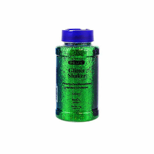GLITTER SHAKER GREEN 1LB