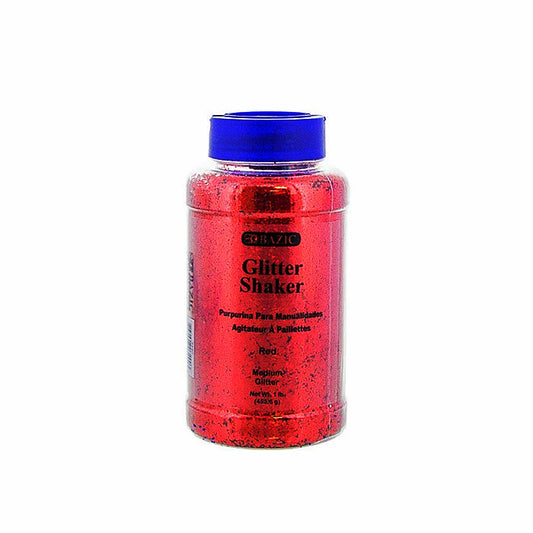 GLITTER SHAKER RED 1LB