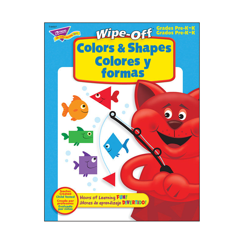 WIPE OFF COLORS & SHAPES/ COLORES Y FORMAS BOOK