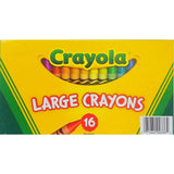 CRAYOLA LARGE CRAYONS PQ.16