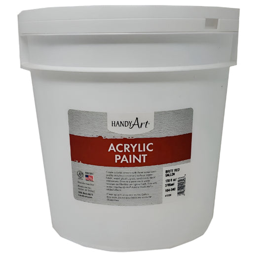 ACRYLIC PAINT BRITE RED GALLON
