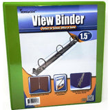 HARD VIEW BINDER 1-1/2" LIME