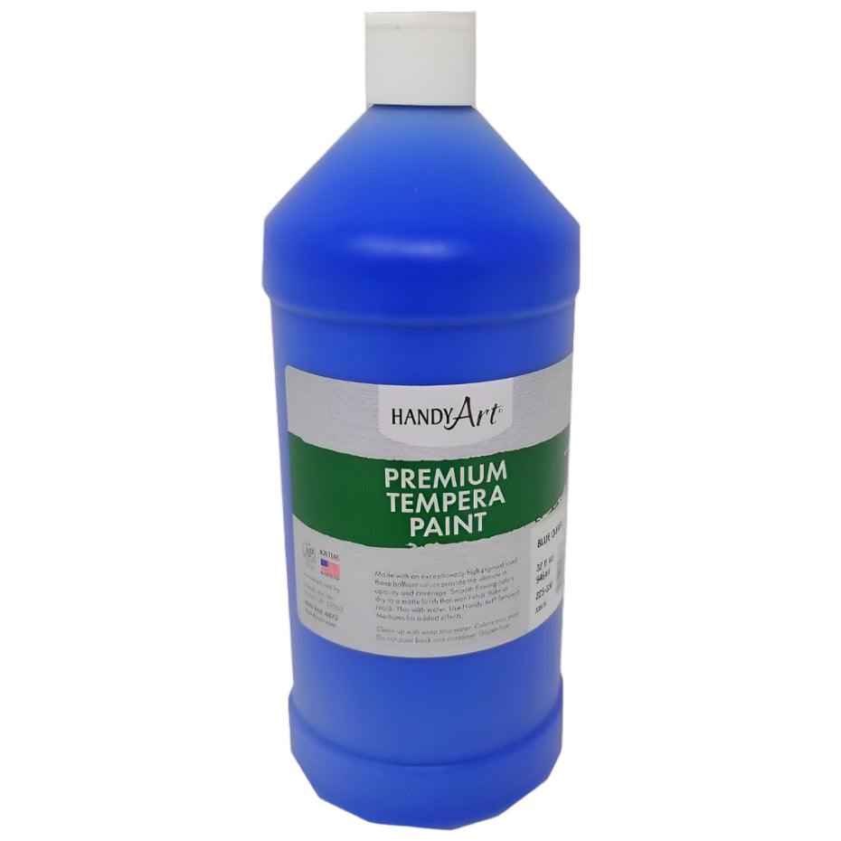 TEMPERA PREMIUM PAINT BLUE 32OZ