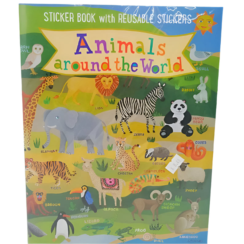 HEMISPHERES ANIMALS AROUND THE WORLD KID'S STICKER