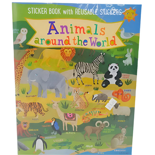 HEMISPHERES ANIMALS AROUND THE WORLD KID'S STICKER