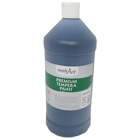 TEMPERA PREMIUM PAINT BLACK 32OZ