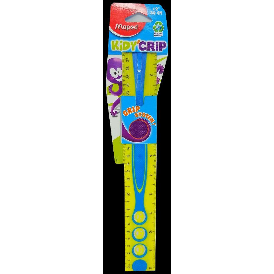 RULER 30 CM KIDY GRIP INCH SLEEVE