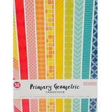 PAPER PAD PRIMARY GEOMETRIC 8.5X11 50 SHEETS