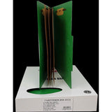 3 PARTITION FOLDER DK.GREEN LETTER BOX/10
