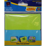 LABEL PAD FLUORESENT 2 X 4 (PQ.80)