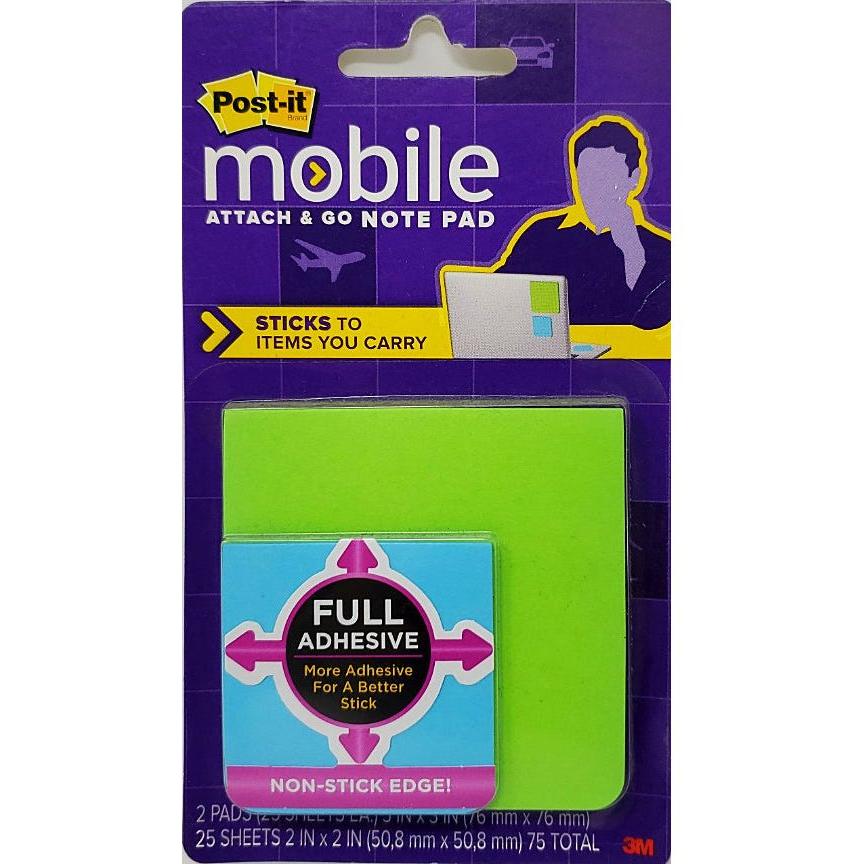 POST IT MOBILE FULL ADHESIVE 2 PADS PM-FAN1