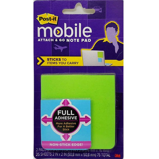 POST IT MOBILE FULL ADHESIVE 2 PADS PM-FAN1