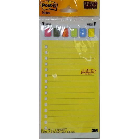 POST IT NOTES W/MAGNET 4X8 DESIGN