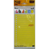 POST IT NOTES W/MAGNET 4X8 DESIGN