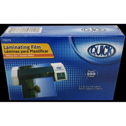 LAMINATING POUCH 5MIL MILITARY