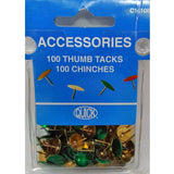 THUMB TACKS LIGHT GREEN C1610B