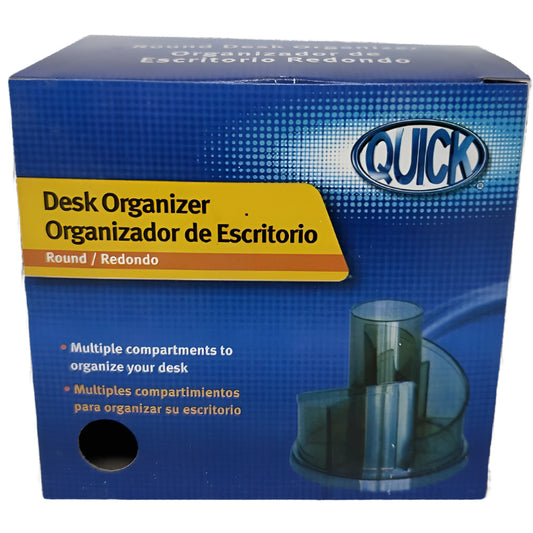 DESK ORGANIZER REDONDO CLEAR