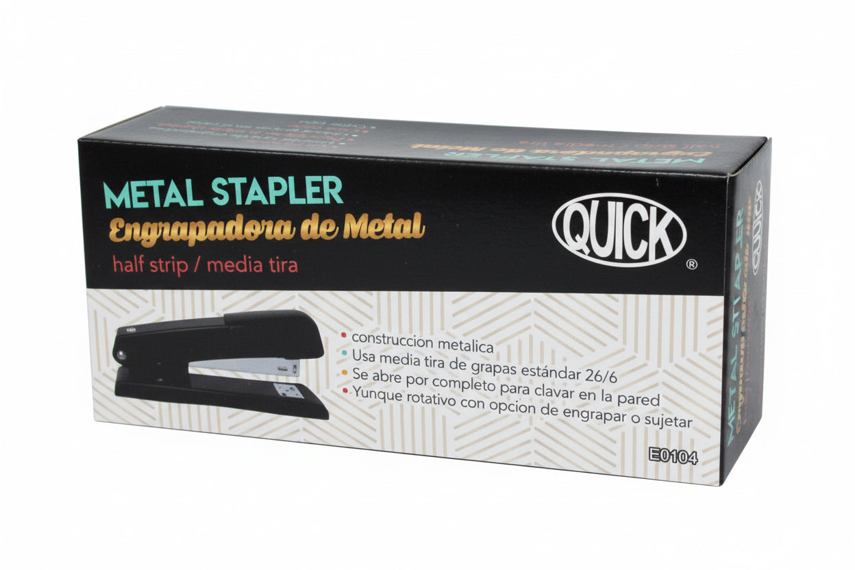 METAL STAPLER HALF STRIP