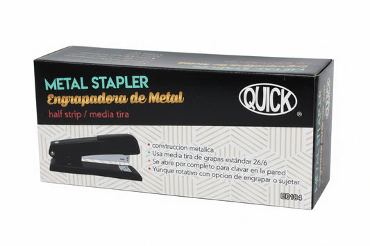METAL STAPLER HALF STRIP