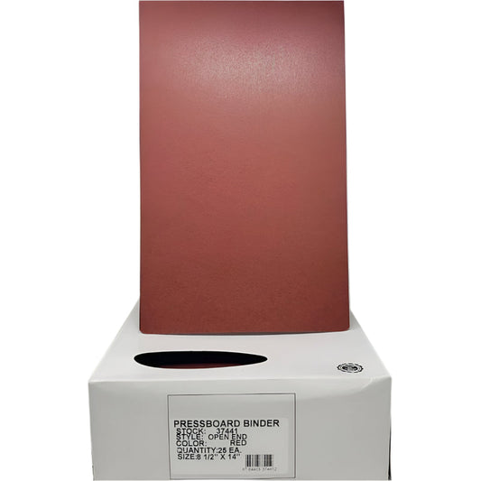 Pressboard Binder Folder Red Legal O/E