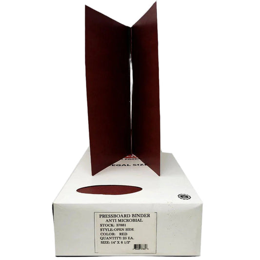 Pressboard Binder Folder Red Legal O/S