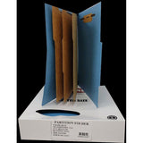 3 PARTITION FOLDER BLUE LETTER BOX/10