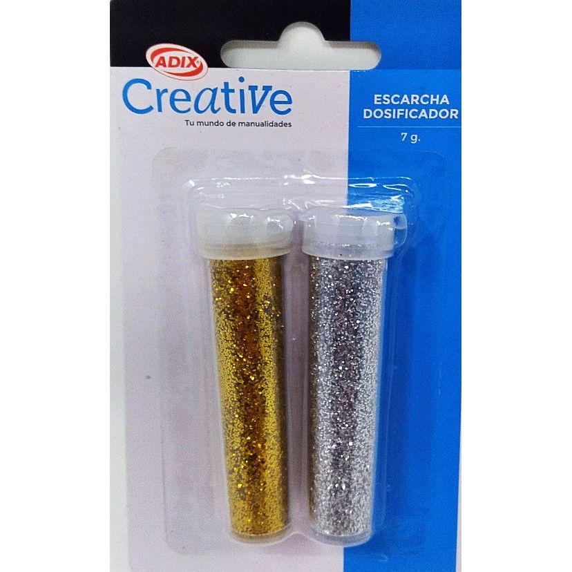 ESCARCHA PLATA/ORO 2PCS
