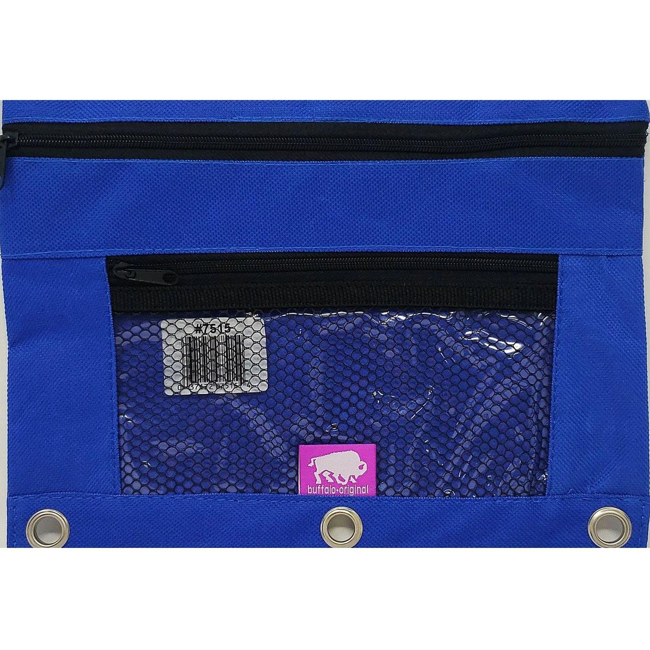 ZIPPER CANVAS POUCH BUFFALO