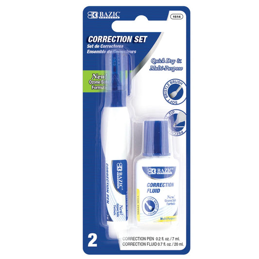 Metal Tip Correction Pen & Correction Fluid PQ.2