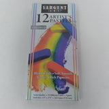 COLORED SQUARE CHALK PASTELS PQ.12