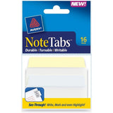 NOTE TABS SQUARE BLUE YELLOW 3 X 1-1/2" (PQ.16)