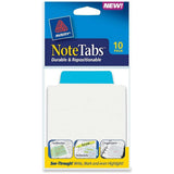NOTE TABS SQUARE CLEAR 3 X 3-1/2" (PQ.10)