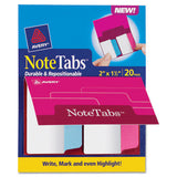NOTE TABS BLUE/PINK (PQ.20)