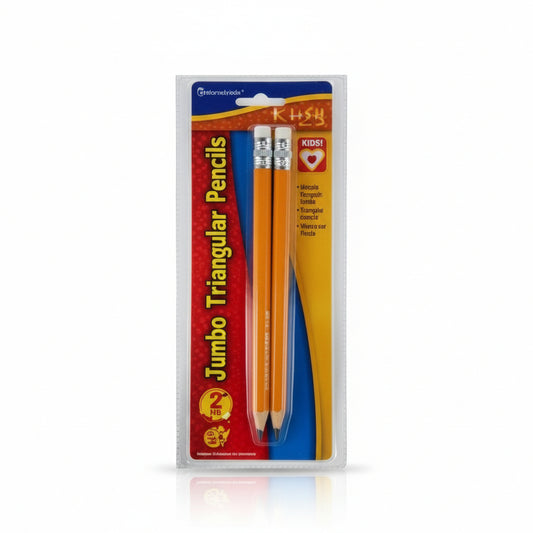 Jumbo Triangular Pencil pqt. 2 - JA Riollano