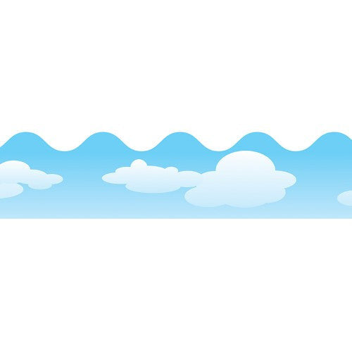 BORDERS SCALLOPED CLOUDS