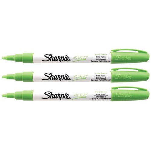 SHARPIE OIL BASE PAINT MARKER LIME FINE