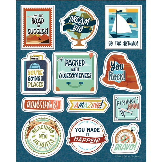 Let's Explore Motivational Stickers