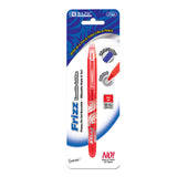 FRIZZ RED ERASABLE GEL PENS W/ GRIP