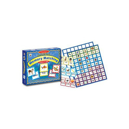 MEMORY MATCHING GAME PICTURE WORDS