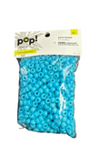 POP! POSSIBILITIES PONY BEADS LIGHT BLUE 9MM