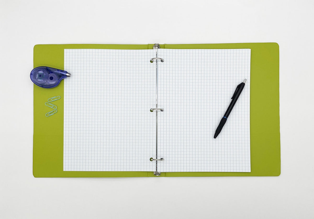 Filler Paper 5 x 5 Graph Ruled 10.5" x 8" Pkg. 80