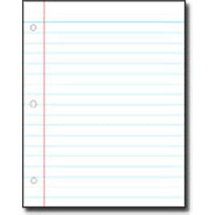 CHART NOTEBOOK PAPER