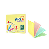 NOTAS MAGIC - PASTEL 4 COLORES, 3" X 3”, 100 H.