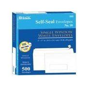 H10 SEAL WHITE SINGLE WINDOW ENVELOPE CJ. 500