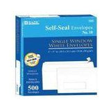 H10 SEAL WHITE SINGLE WINDOW ENVELOPE CJ. 500