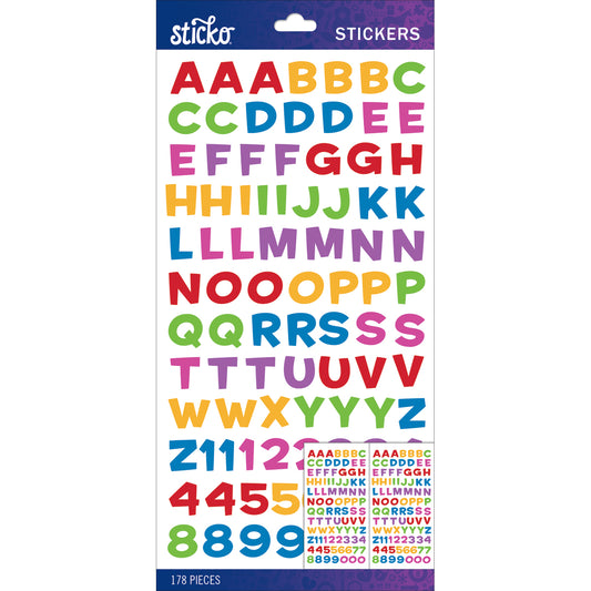 MULTI METL-STICKO ALPHABET