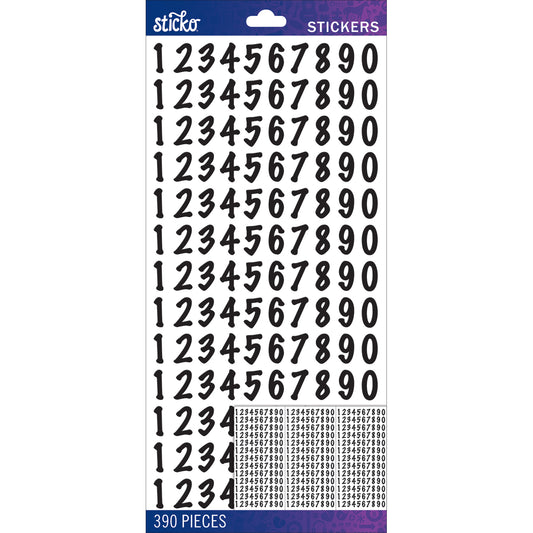 Black Dot | Sticko Numbers